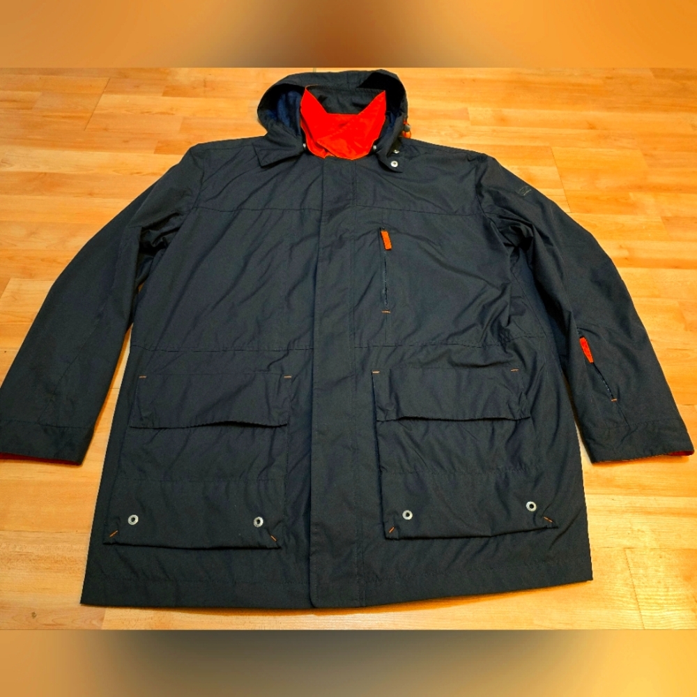 Paul & Shark Navy Jacket with Orange Trim